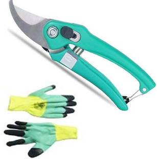 IBEX Garden Pruner with Multipurpose Gardening Gloves Garden Tool Kit