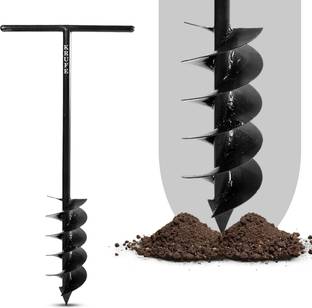 krufe Heavy Duty Post Hole Hand Auger Garden Tool Kit