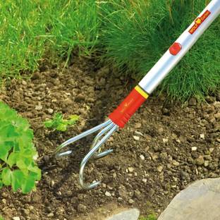 WOLF GARTEN 150 cm Multi-Change Lightweight Aluminium Handle (ZM-A 150) Garden Tool Kit