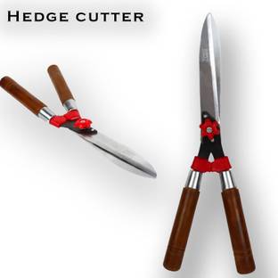 GREEN TOUCH Cutter Comfort Grip Wooden Handles, Heavy Duty Soft Grip Hedge Shear