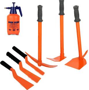 GREEN TOUCH Garden Tool Set Includes, Garden Hoe,Garden Tiller, Harden Hand Hoe,Garden Spray Garden Tool Kit