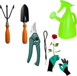 GREEN TOUCH Home Gardening tools set,sprayer,trowel,cuuter,gloves,cultivtor Garden Tool Kit