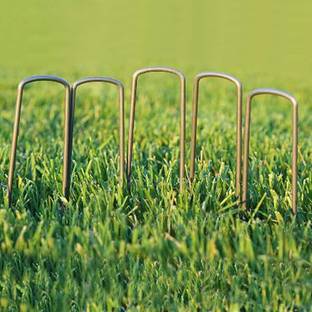 Mplus 25 Pcs Landscape Staples for Securing Landscape Fabric, Garden Tool Kit