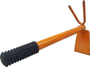 Sharp Garuda Dual Head Hand Cultivator Shovel with Hoe Fork Farming Terrace Garden Tool Kit