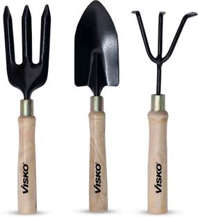 VISKO 554 Garden Tools Set , 3 Pc Tools For Garden Use Garden Tool Kit