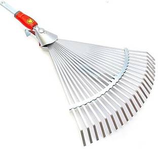 WOLF GARTEN Adjustable Broom UC-M Clean Up of Lawn and Yard, Garden Leaf Rake, and Roof Garden Tool Kit