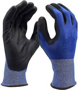 Spotview Anti-Cut Safety Gloves for Finger and Hand Protection (1 Pair Front Coated) Gardening Shoulder Glove