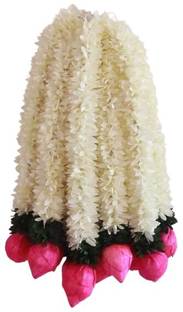 navaash Artificial Orchid Flower Stem with Pink Blooms, 90 cm Tall ARTIFICIAL Garland