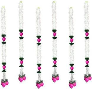 Tia Crafts Lotus Flowers Garland Decoration for Home Decor(Large - 5 feet) Garland Garland