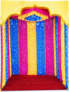 PRIYAKANT SAFAWALA RYF MANDIR 4X4X7 Lycra Garland