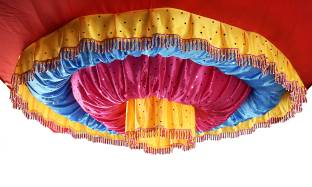 PRIYAKANT SAFAWALA RYF HANDI JHUMAR 5X5 Polyester Garland