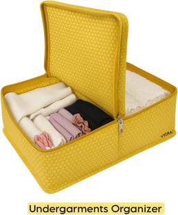 व्योरा Undergarments Storage bag Undergarments organizer Lingerie organizer Baby cloth cover Organizer box Doli printed Cloth organiser Socks organizer Hosiery Pouch Storage organiser for clothes Wardrobe organizer