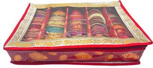 whitekrafts Fancy Bangle Box 5 Roll Maroon Fancy Bangle Box 1 pcs 5 Rod Fancy Bangle Box