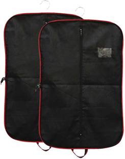 Ankit International Non Woven Foldable Non Woven Men's Coat, Blazer, Suit Cover (Red Stripped), Suit Cover RP-RC