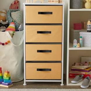 Gemstones Foldable Non-Woven Fabric Storage Box with Handle Multipurpose Organizer Bin for Clothes, Toys, Accessories, Books Space-Saving Rectangular Drawer Basket for Wardrobe & Home Use Pack of 3