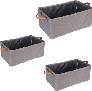 VENDIFY set of 3 Cloth Organizer for Wardrobe Cloth Storage Box saree cover storage bags clothes organiser cloth storage bag storage box for clothes cloth storage storage organizer box for cupboard