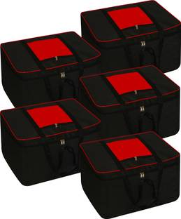 CUTBAZZ Presents Underbed Storage Bag/Storage Organizer for Storing Blanket Clothes Saree Cover BD519-RRP-P5