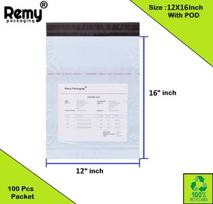 REMY PACKAGING 12X16 Inch Tamper Proof Courier Bags With POD Cover Security Bag Mailing Security Bag