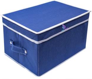 Craft Bazar Storage Box Foldable Organizer for Cloths,kid's toy with Top Lid (Pack of 1) Box to Store Household Items
