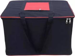 CUTBAZZ Storage Bags Nylon Rectangular Moisture Proof Big Storage Bag with Zippered Closure for Blanket/Bed Sheets/Clothes (57x48x32 cm) Pack of 1