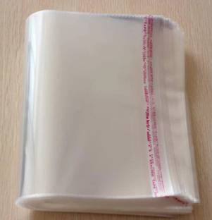 FeelBlue Bopp Transparent Pouches With Self Adhesive Tape for Packaging 12*18 Inches, Pack of 100PCS