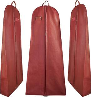 UjalaMultipack Wedding Lehenga Storage Bags Long Gown Garment Storage Hanging Clothes Cover Travel Garment Storage Bag for Gown Long Dress Bridal Zipped Non Woven Fabric pack of 01