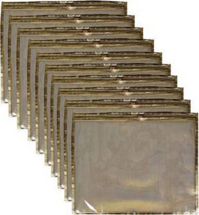 Radhe Hub gold Cover Golden Non Woven Zipper Waterproof Cover ,10Pcs 10