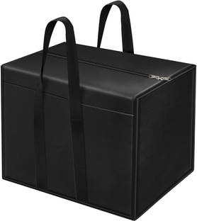 STORITE Big Storage Organizer Bag Maximize Your Space with a Big Underbed Storage Bag for Clothes & Blankets Zipper Closure and Handle - 57x40.5x36.8 cm