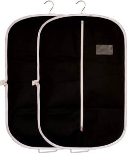 CHAMPARAN Stylish Foldable Tear Resistant and Water Resistant Non Woven Coat/Suit/Blazer/Garment Covers Pack of 2