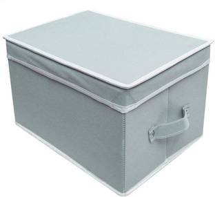 JoyeCrafts Storage Box Foldable Organizer for Cloths,kid's toy with Top Lid (Pack of 1) Box to store Household Items