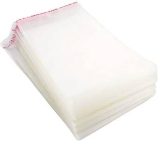 GrahLogy 12x16 (50Pcs) Reusable Bags for Clothes Transparent Packing Cover Bag for A4 Size Documents/Tshirts/Pant transparent Packing Cover Bags For Clothes