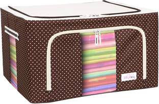 BlushBEES Living Box Storage Boxes for Clothes, Large Saree Cover Bags 55 Litre, Pack of 1,