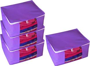 Aadhya Multipurpose Large Non Woven Saree Cover pack of 4