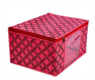 bapu creation 100 gsm Black stripe Maroon Background sari cover packof1