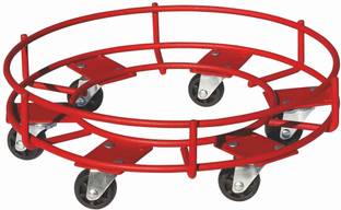 Familia Multifunction Premium Steel Movable|6 Wheels Gas Cylinder Trolley