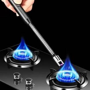BSVR Flexible Electric Kitchen Lighter 360 Degree Rechargeable for Gas ,Candle_15 Aluminium Electronic Gas Lighter