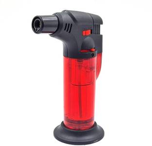 VIOVI Red Jet Flame Lighter Blow Torch Refillable Culinary Kitchen Gas Lighter Plastic Gas Lighter