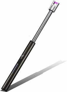 सिब्ज़ Rechargeable Electric Lighter for Candle,Gas Stove with 360° Flexible Windproof USB Plasma Rechargeable Electric Lighter पॉकेट लाइटर