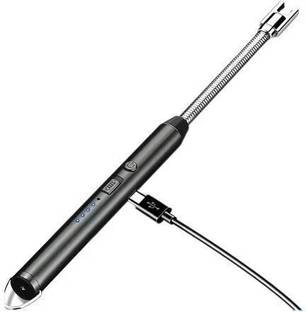 Viha fashion 360 Degree Flexible Rechargeable Electric Kitchen Lighter for Gas Candle_Stove Aluminium Electronic Gas Lighter