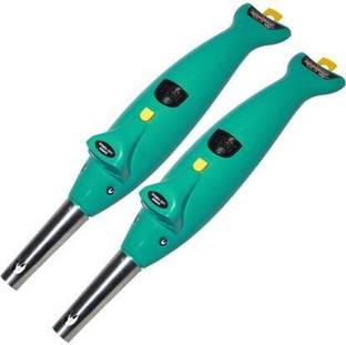 Protos India.Net Dolphin Gas Lighter with LED Torch for Kitchen Plastic Gas Lighter Plastic Electronic Gas Lighter