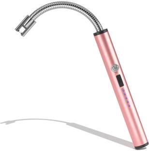 UNZAG 360 Degree Flexible Rechargeable Electric Kitchen Lighter for Gas Candle_Stove Aluminium Electronic Gas Lighter