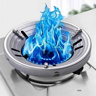 GJSHOP Gas Saver Stand Jali Ring Fire & Windproof Energy Saving Chula Support 30 kg Roaster