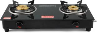 Elicacy Toughened Glass Gas Stove Cooktop Manual LPG Gas Glass Manual Gas Stove