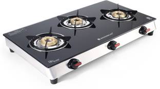WONDERCHEF Black Cooktop Glass Automatic Gas Stove