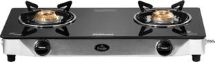 Sunflame GT PRIDE 2B SS Glass Manual Gas Stove