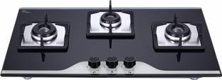 Elica FLEXI HCT 375 DX BK DUAL TONE Glass Automatic Hob