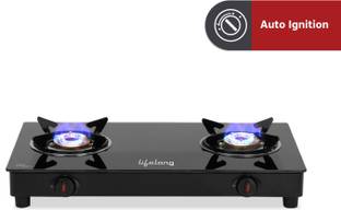 Lifelong LLGS602 Glass Automatic Gas Stove