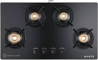 Haute Kitchen Evoque Series Manual Gas stove , 8 MM Glass, 2 Year warranty, Doorstep Service Glass Manual Gas Stove