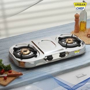 Urban Chef ISI certified Elegant Stainless Steel Manual Gas Stove