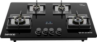 BEYOND BY BYONDNXT Dorado 4 Burner Smart Hobtop Glass Automatic Hob